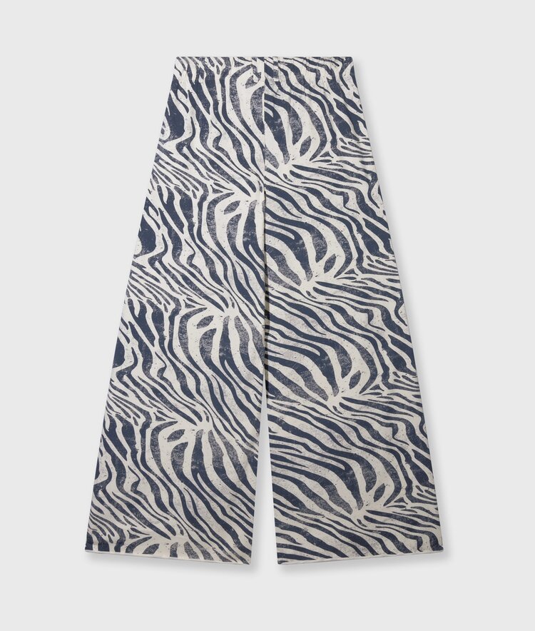 10DAYS Wide jogger zebra light vanilla 10Days