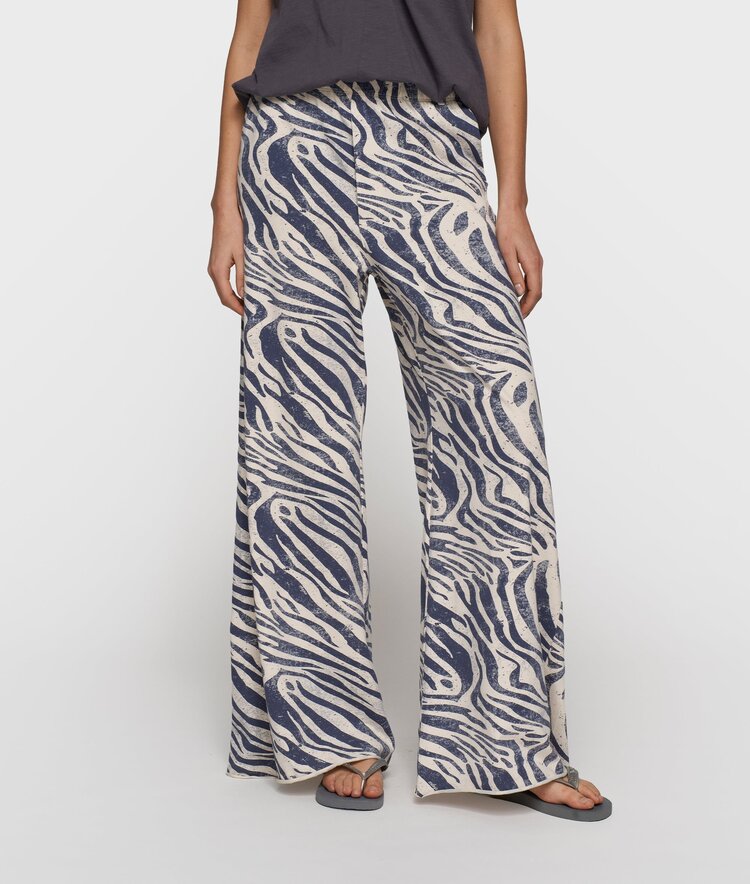 10DAYS Wide jogger zebra light vanilla 10Days