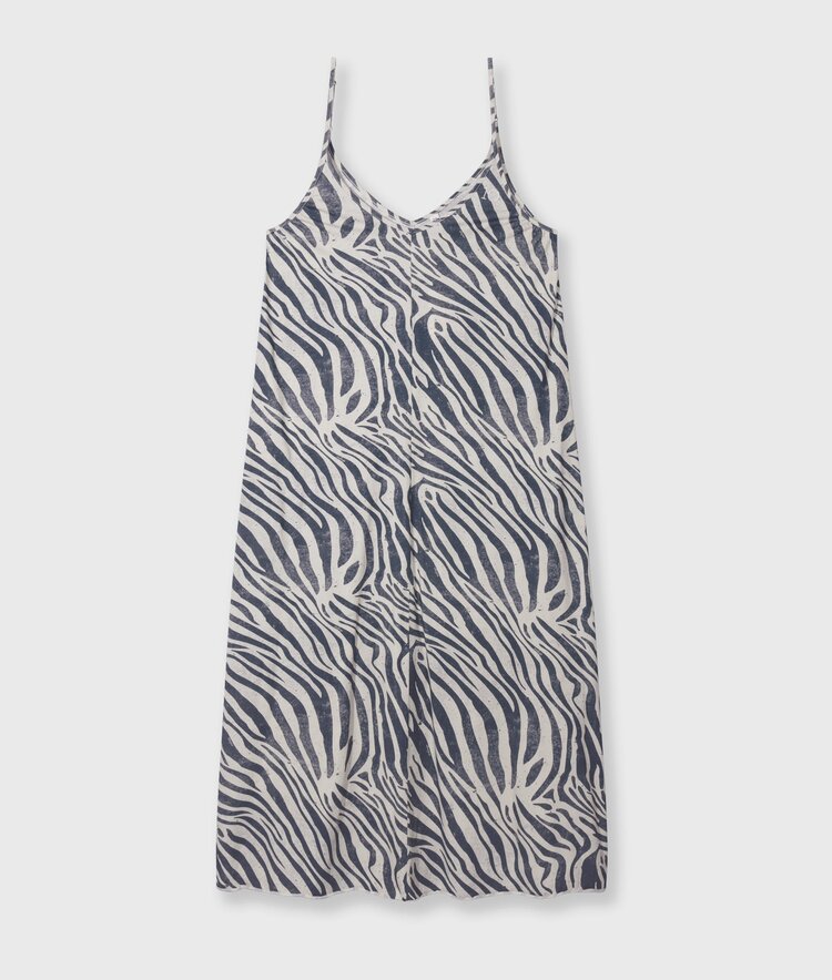 10DAYS Strappy dress zebra light vanilla 10Days