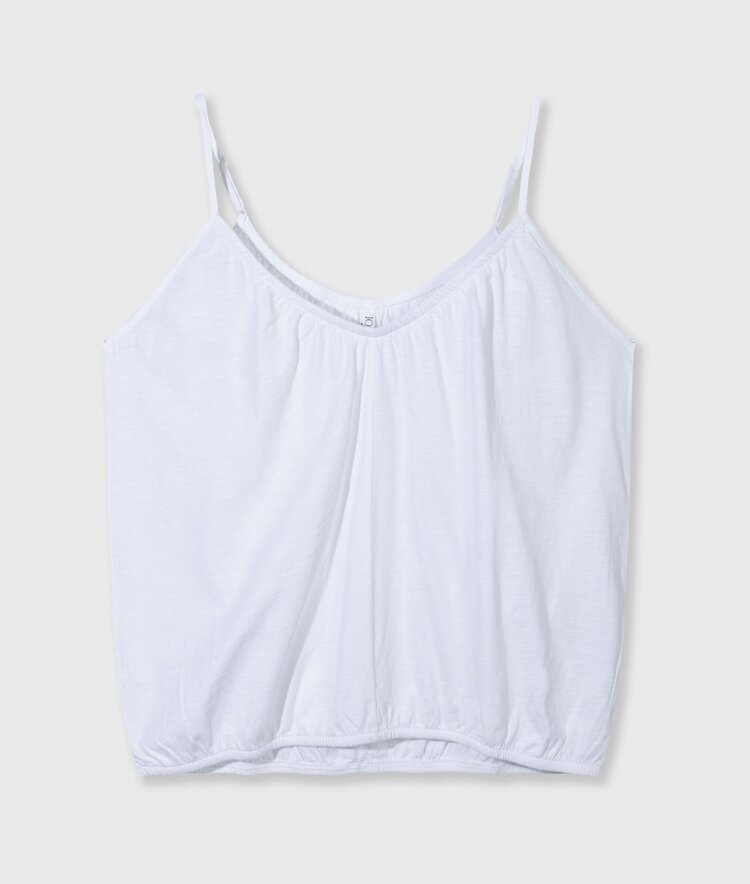 10DAYS Top gathered neck white 10Days