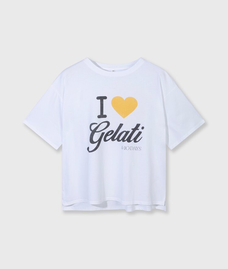 10DAYS Gelati tee white 10Days