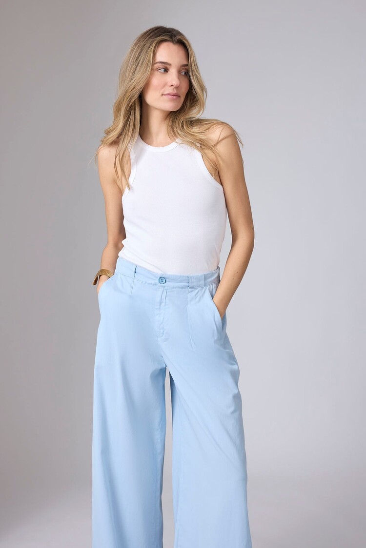 Corel Amsterdam Ella pants wide jeans soft sky blue Corel