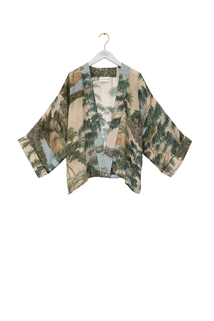 One Hundred Stars Kimono Rivers and Trees Natural One Hundred Stars