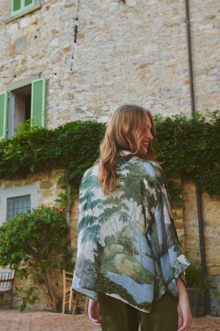 One Hundred Stars Kimono Rivers and Trees Natural One Hundred Stars