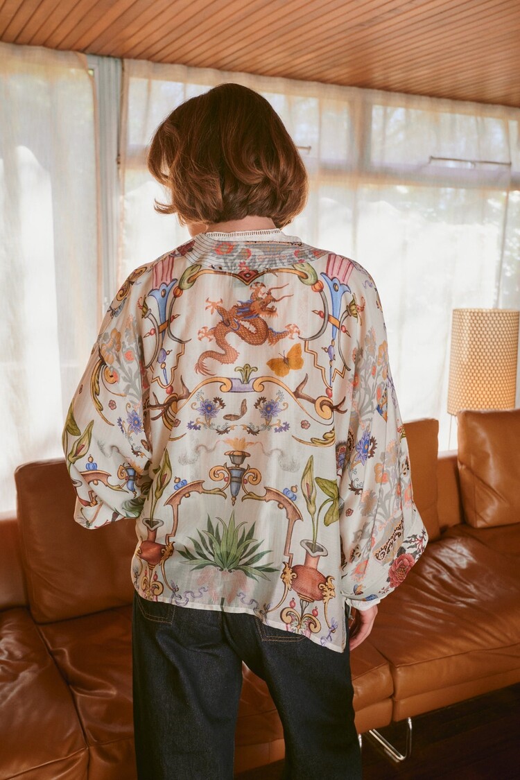 One Hundred Stars Kimono Cornucopia Ivory One Hundred Stars