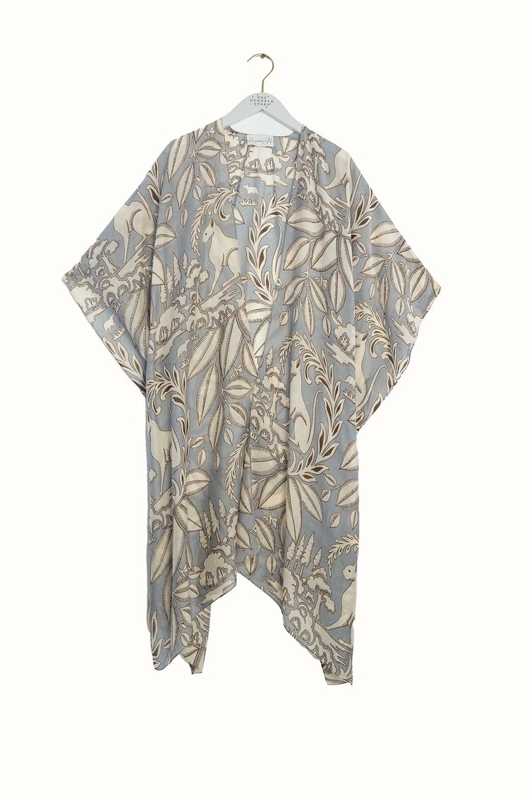 One Hundred Stars Throwover Sphinx Grey One Hundred Stars