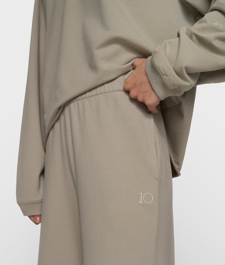 10DAYS Silent chique wide jogger fog 10Days
