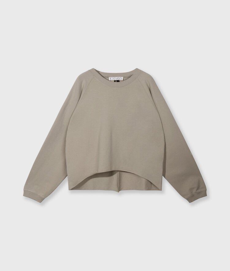 10DAYS Silent chique raglan sweater fog 10Days