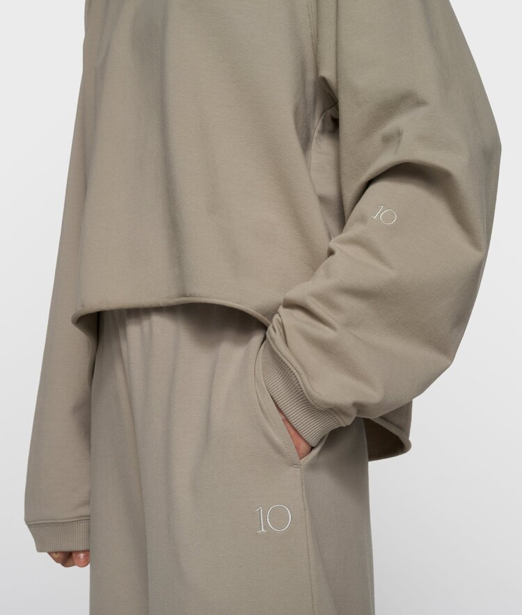 10DAYS Silent chique raglan sweater fog 10Days