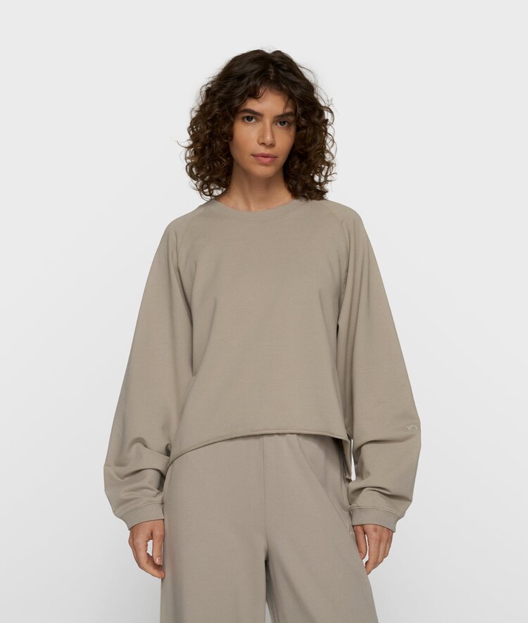 10DAYS Silent chique raglan sweater fog 10Days