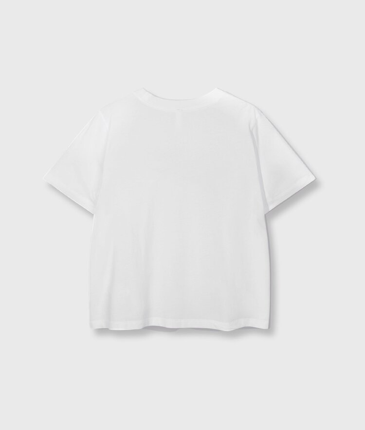 10DAYS Petite tee believe white 10Days