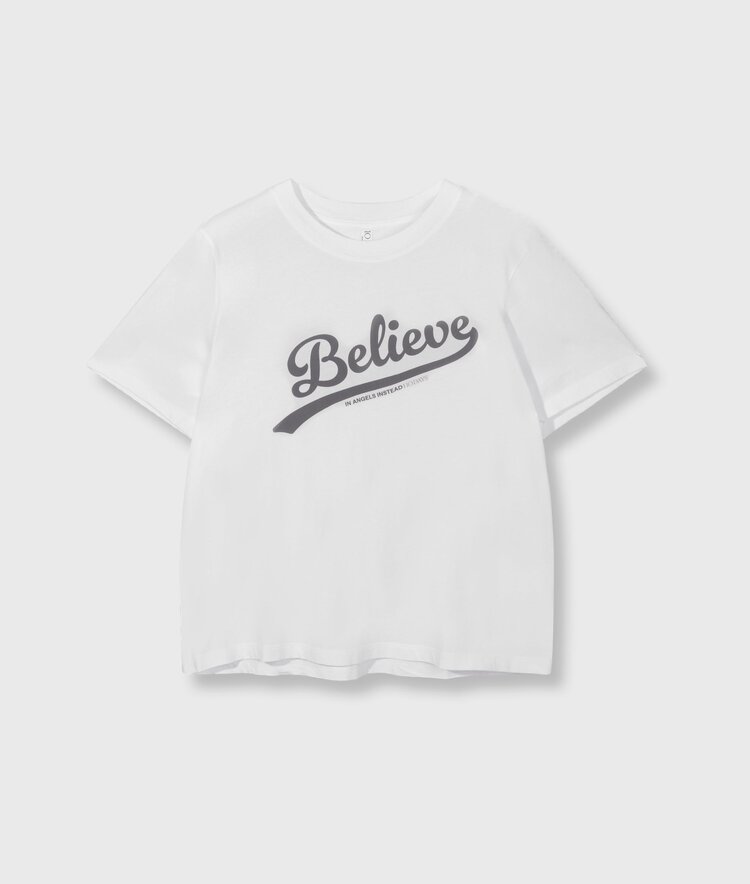 10DAYS Petite tee believe white 10Days