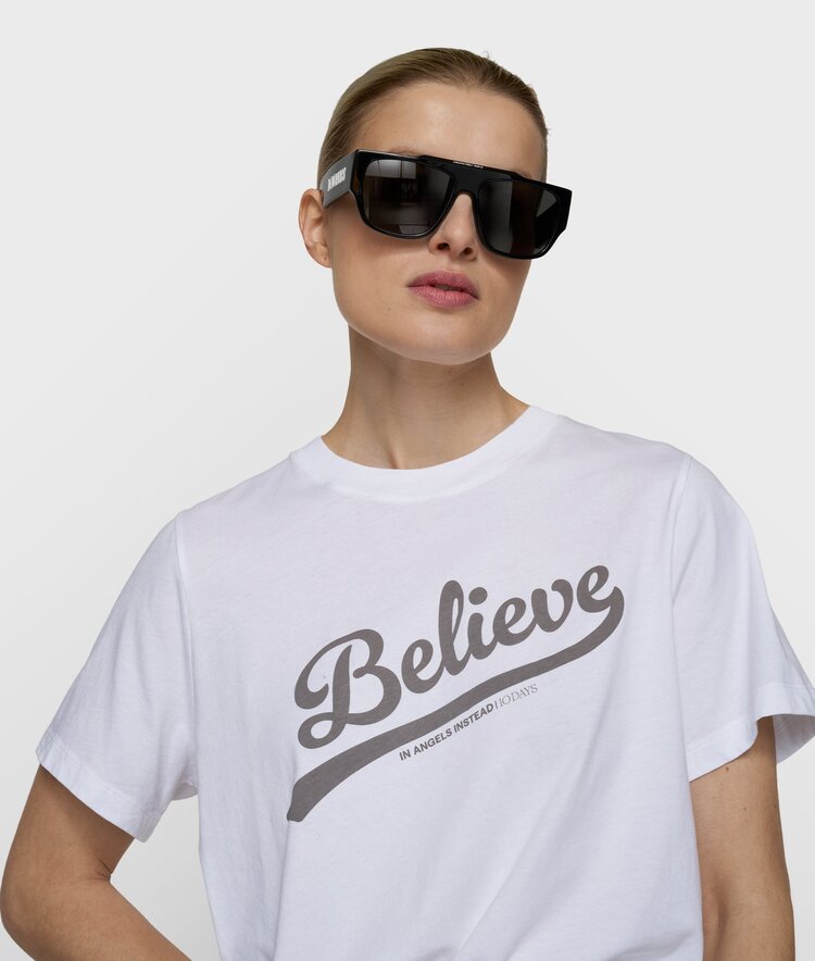10DAYS Petite tee believe white 10Days