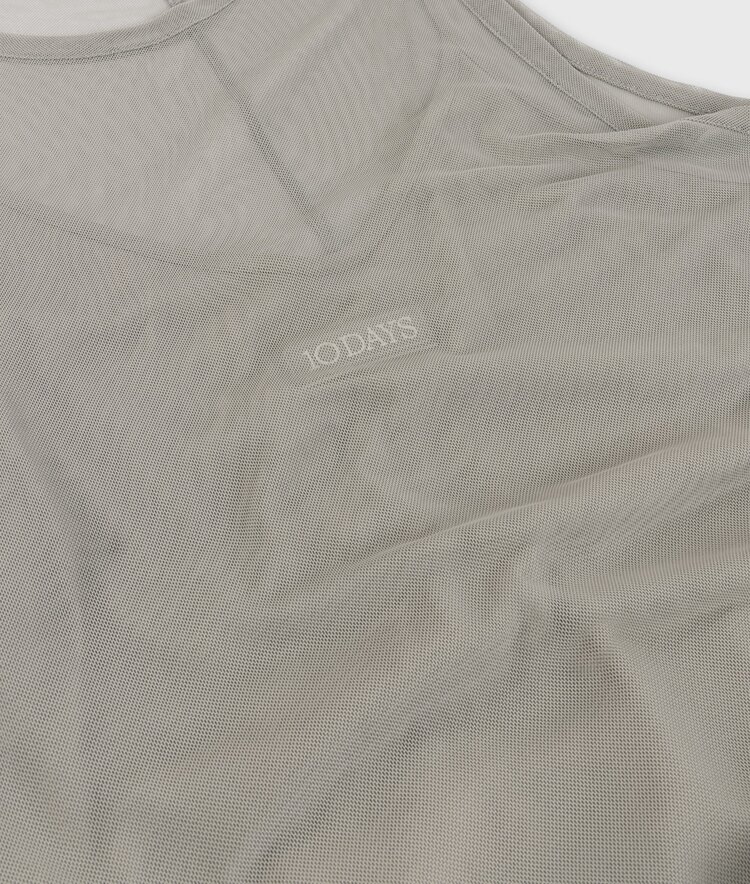 10DAYS Mesh dress fog 10Days