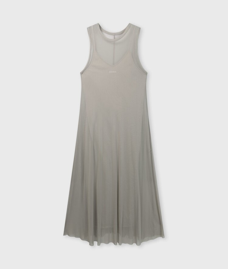 10DAYS Mesh dress fog 10Days
