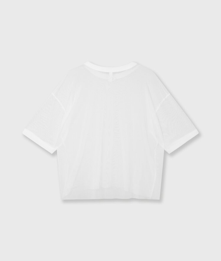 10DAYS Mesh tee ecru 10Days