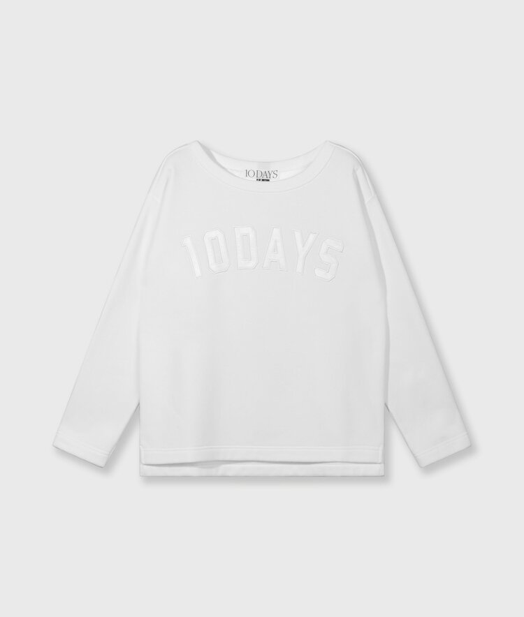 10DAYS Petite statement sweater ecru 10Days