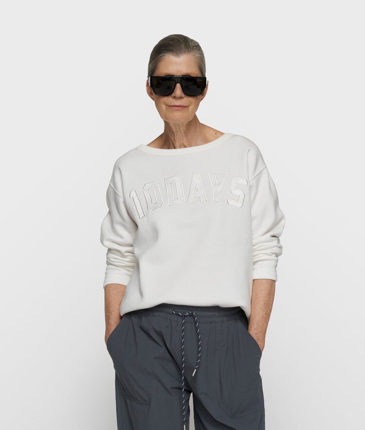 10DAYS Petite statement sweater ecru 10Days
