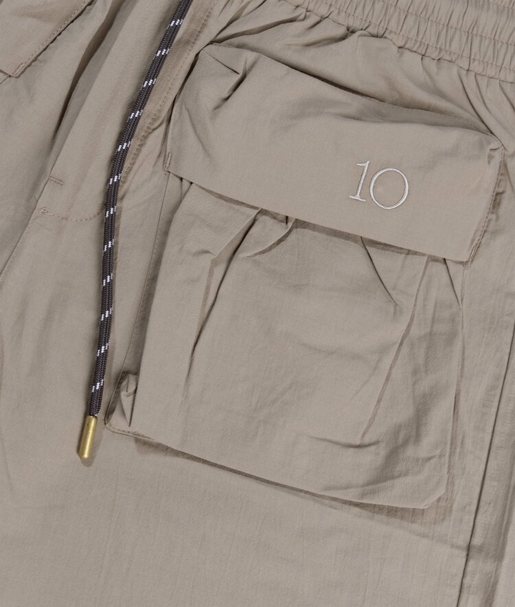 10DAYS Crinkle utility shorts fog 10Days
