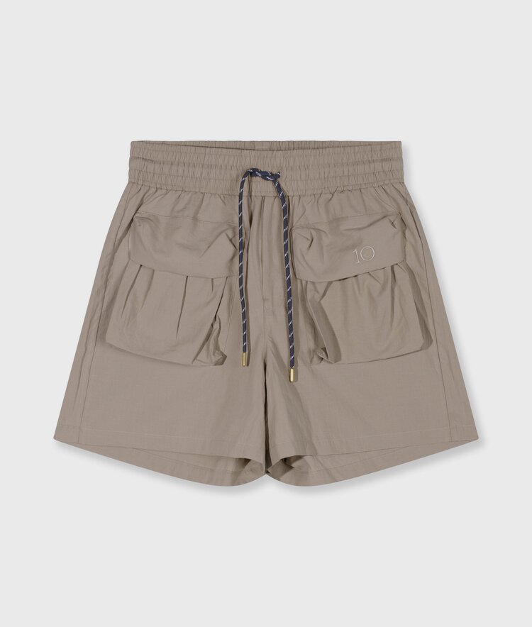 10DAYS Crinkle utility shorts fog 10Days