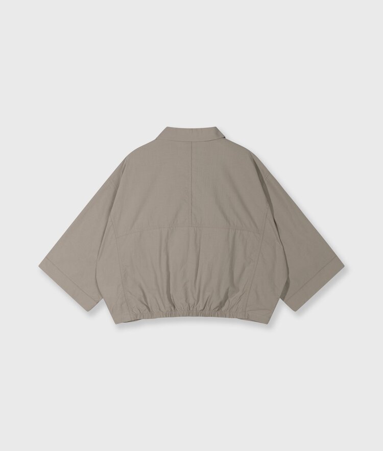 10DAYS Wide crinkle jacket fog 10Days