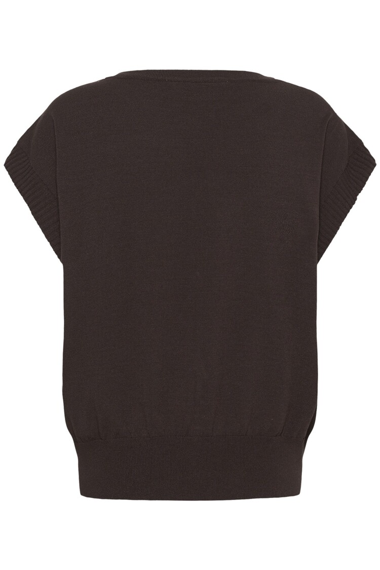 Cream CRDela knit slipover java Cream