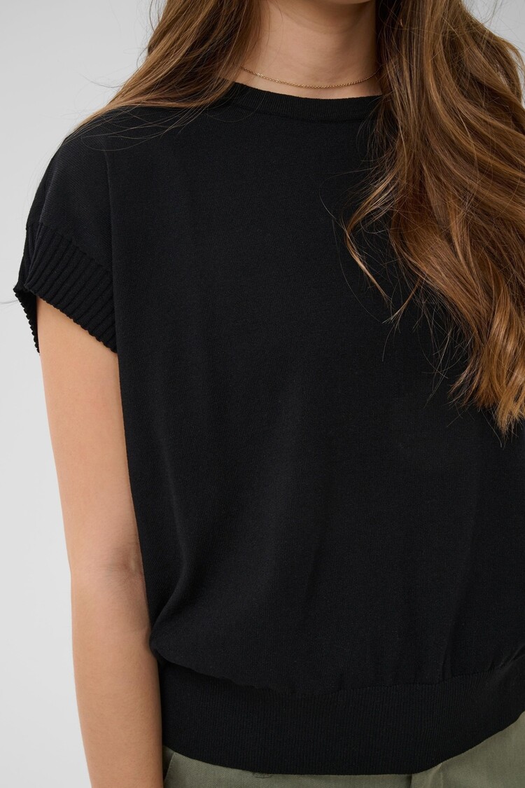 Cream CRDela knit slipover pitch black Cream