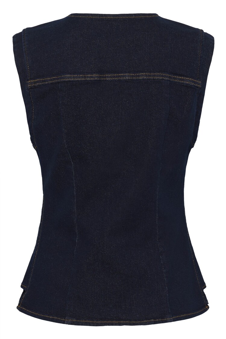 Cream CRDamy denim waistcoat cape breton rinse blue Cream