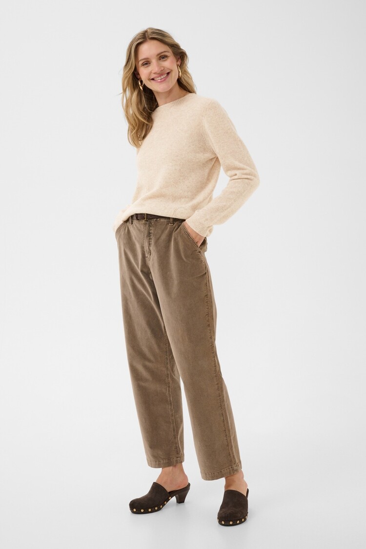 Cream CRMela pullover oat melange Cream