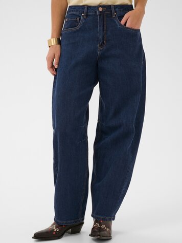 Cream Bahren ankl balloon jeans dark blue