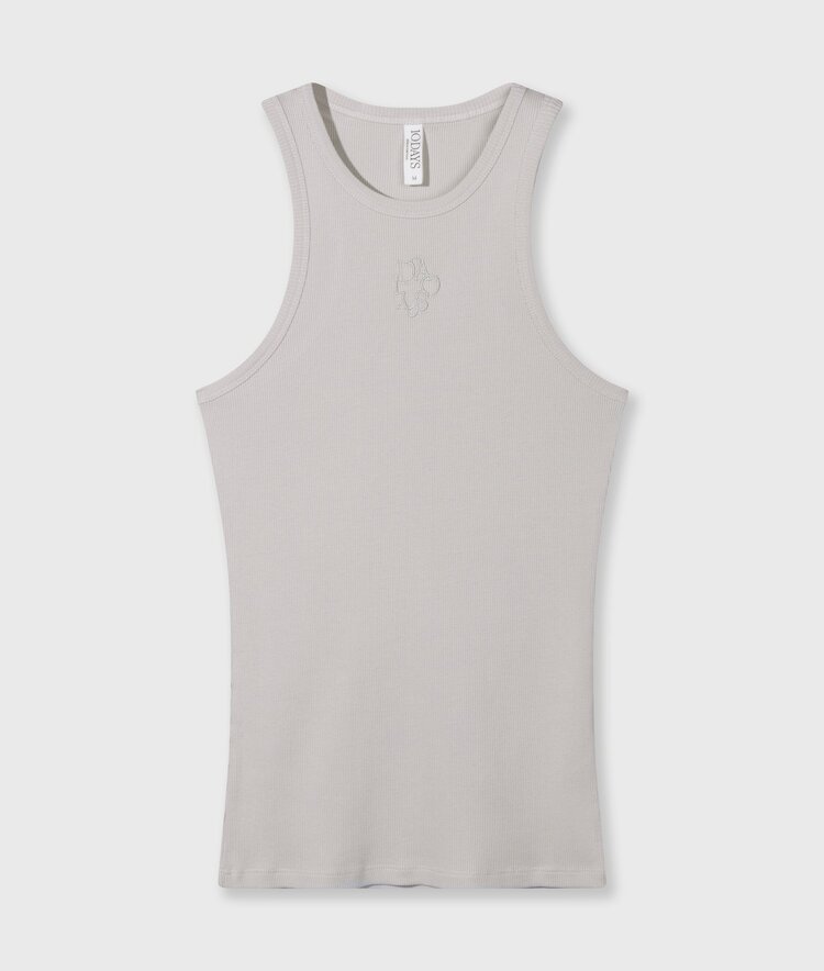 10DAYS Tank top rib stone 10Days
