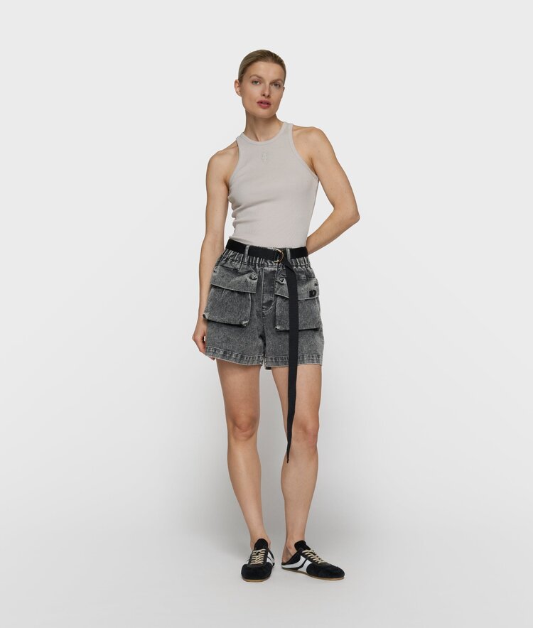 10DAYS Tank top rib stone 10Days