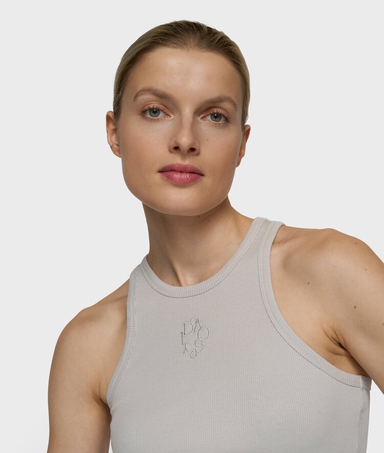 10DAYS Tank top rib stone 10Days
