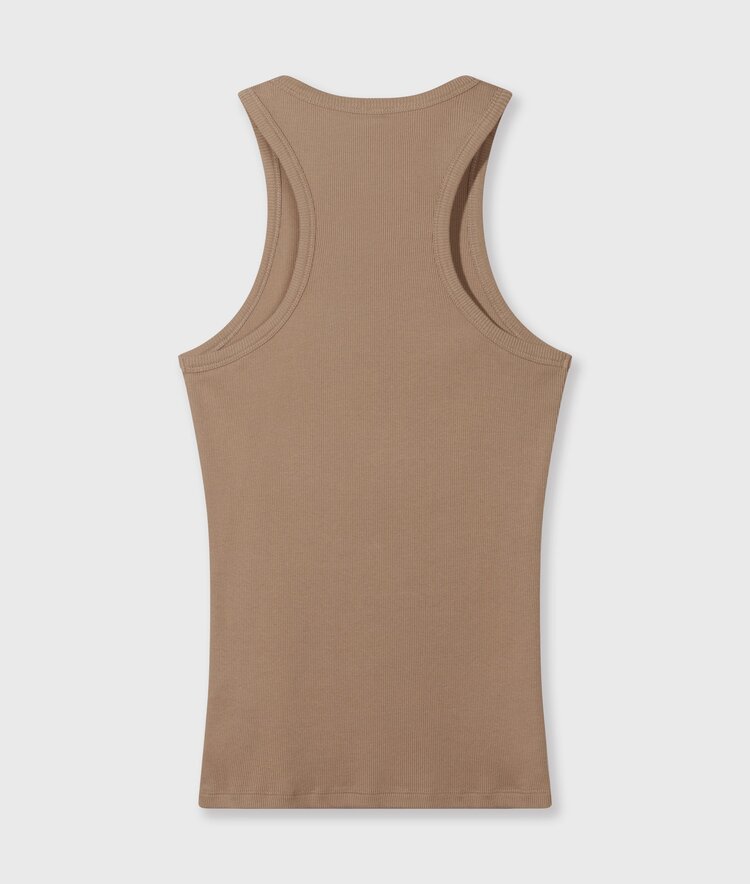 10DAYS Tank top rib light fudge 10Days