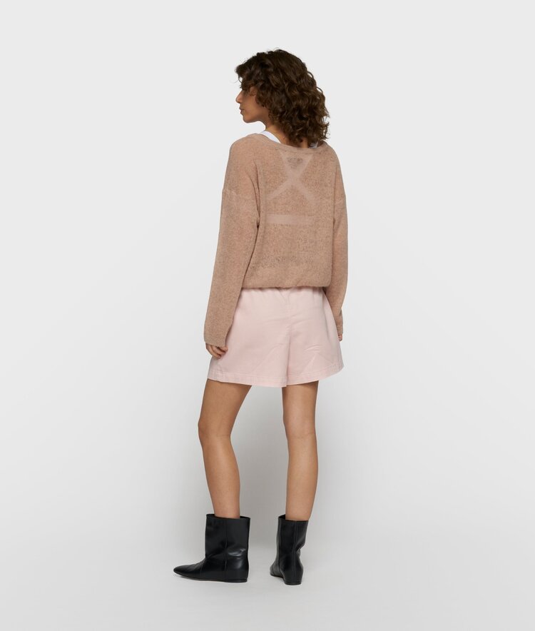10DAYS Thin knit sweater light fudge 10Days