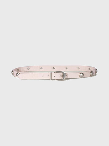10DAYS Leather belt studs powder