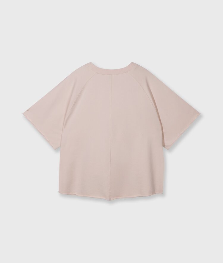 10DAYS Short sleeve LA sweater powder 10Days