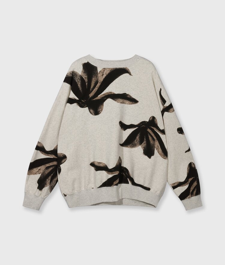 10DAYS Sweater flower soft white melee 10Days