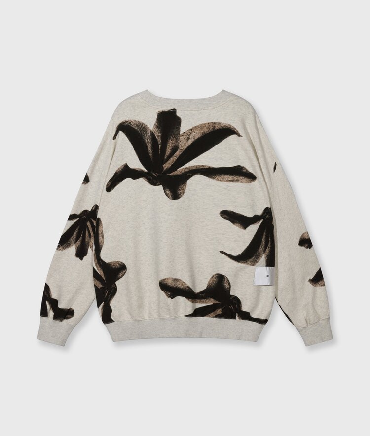 10DAYS Sweater flower soft white melee 10Days