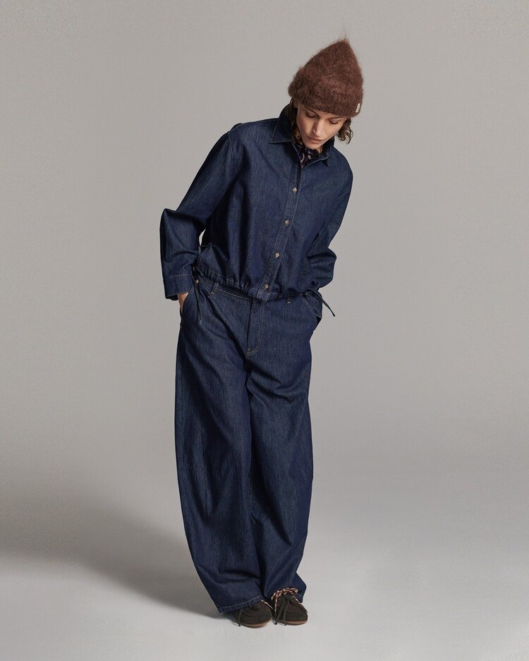 Summum Woman Balloon shape leg pant night blue denim Summum Woman