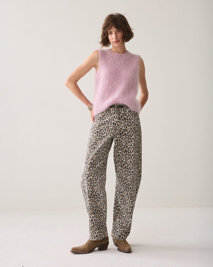 Summum Woman Spencer kid mohair knit faded pink Summum Woman