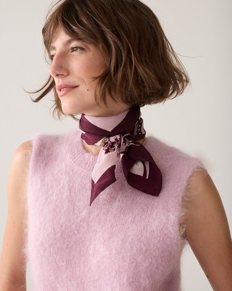Summum Woman Spencer kid mohair knit faded pink Summum Woman