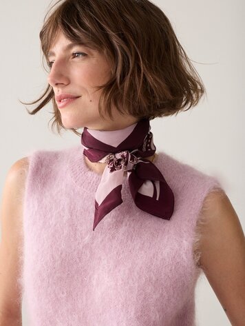 Summum Woman Scarf satin multicolour