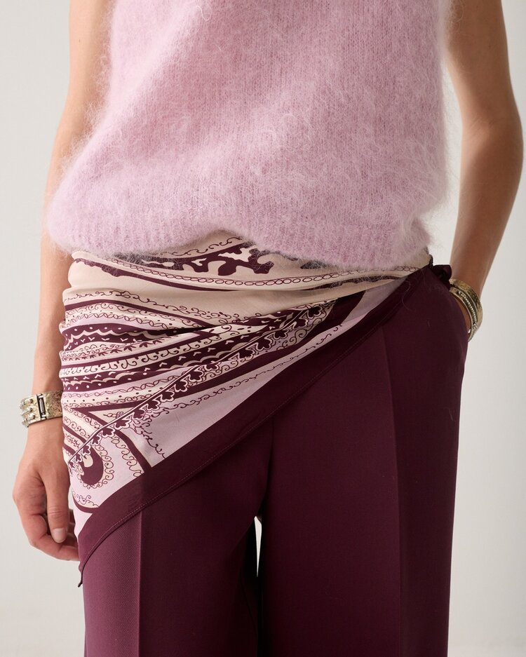 Summum Woman Scarf satin multicolour Summum Woman