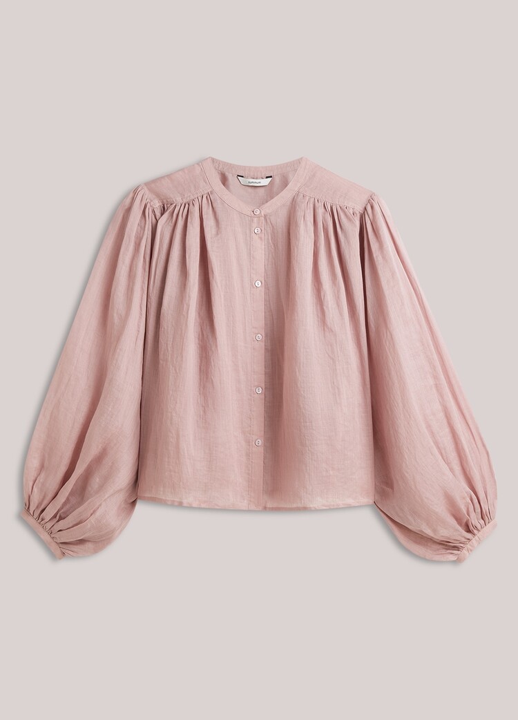 Summum Woman Blouse Ramie faded pink Summum Woman