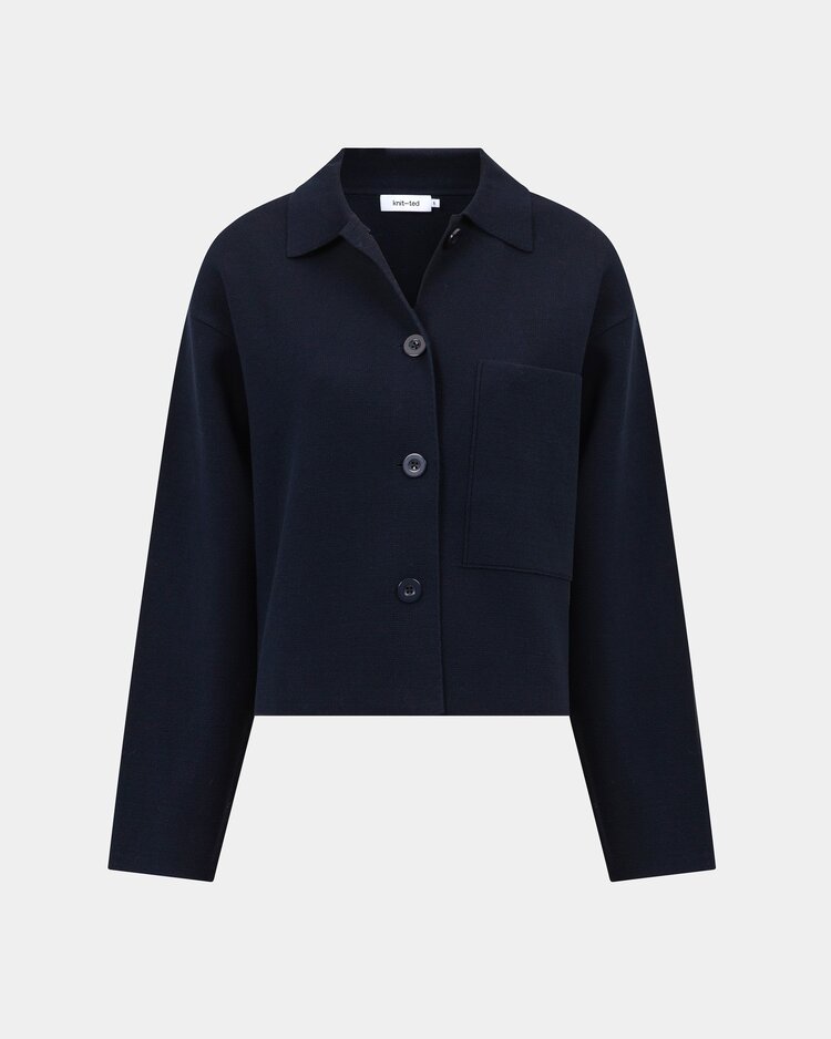Knit-ted Joy cardigan night blue Knit-ted