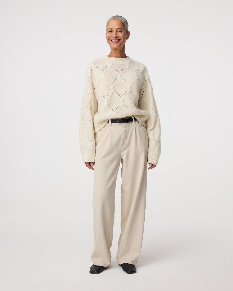 Knit-ted Gabriel pullover off white Knit-ted
