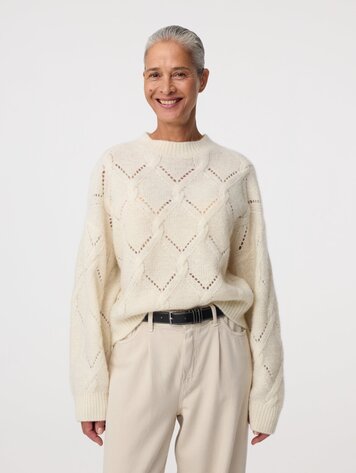 Knit-ted Gabriel pullover off white
