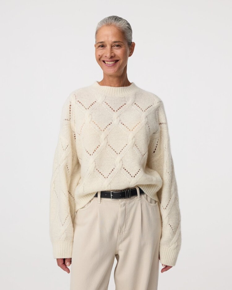 Knit-ted Gabriel pullover off white Knit-ted