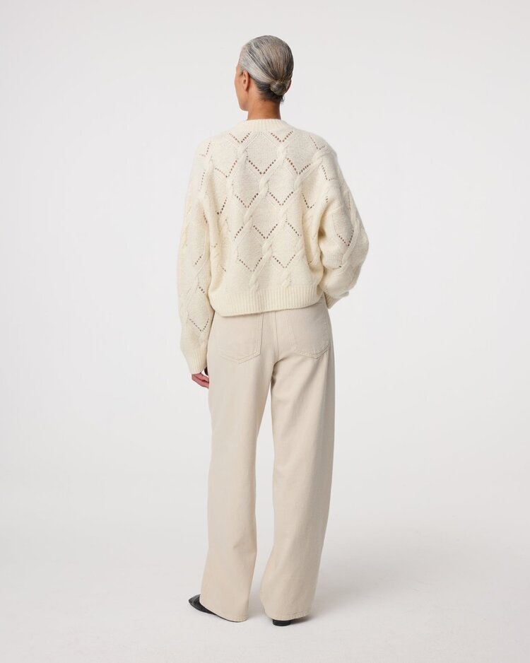 Knit-ted Gabriel pullover off white Knit-ted